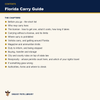 Florida Carry Guide - contents