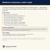 Minnesota Regional Carry Guide - back cover
