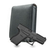 Black Leather Cross Series Holster for the Glock 43