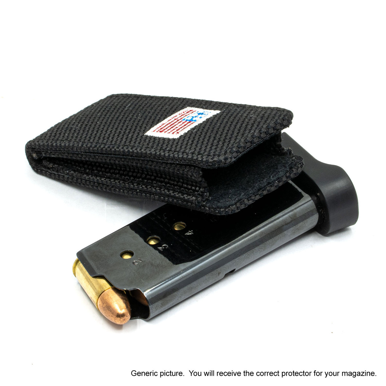 Springfield Ultra Compact Black Canvas Flag Magazine Pocket Protector