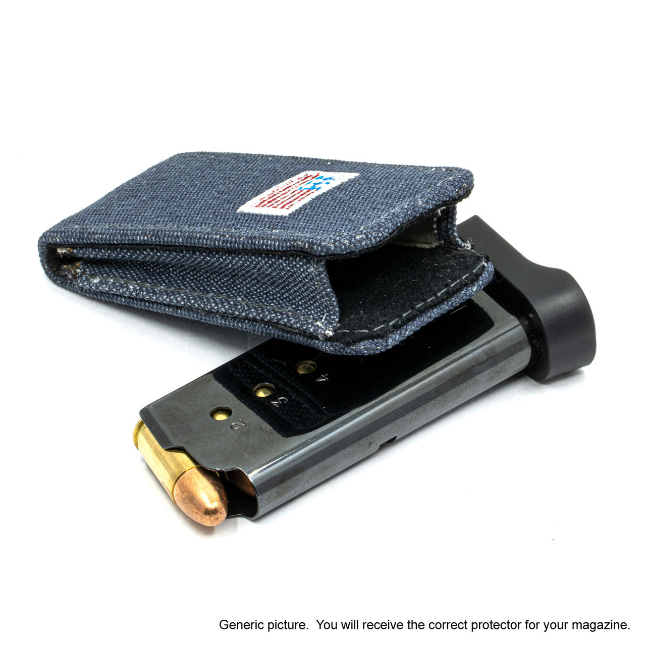 Glock 43X Denim Canvas Flag Magazine Pocket Protector