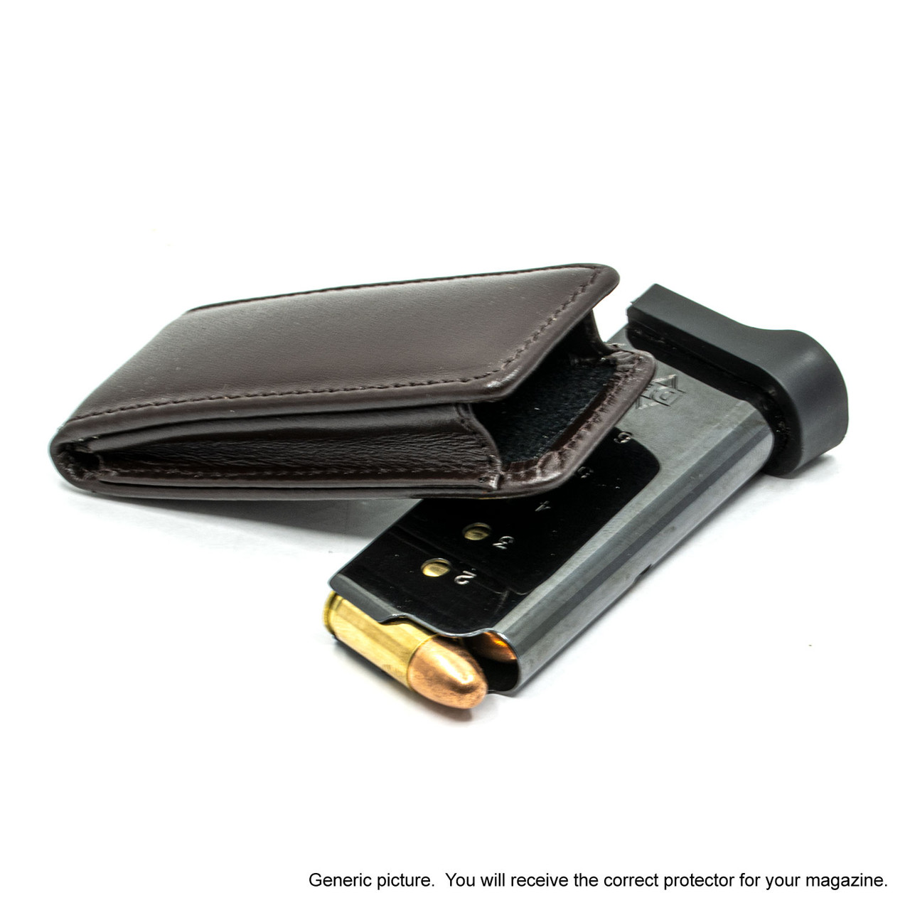 Beretta Nano Brown Leather Magazine Pocket Protector