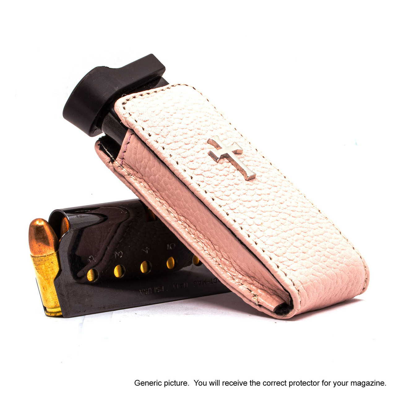 Colt MusBlackg Pocketlite Pink Carry Faithfully Cross Magazine Pocket Protector