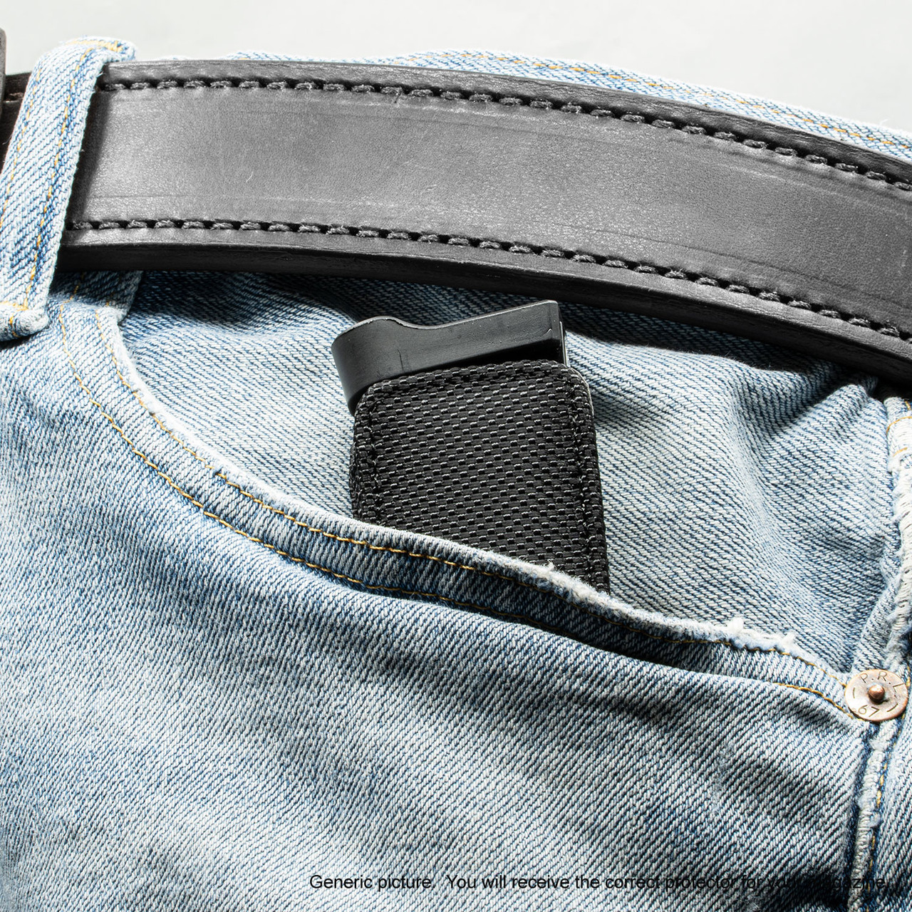 M&P Shield 9mm Black Ballistic Nylon Magazine Pocket Protector