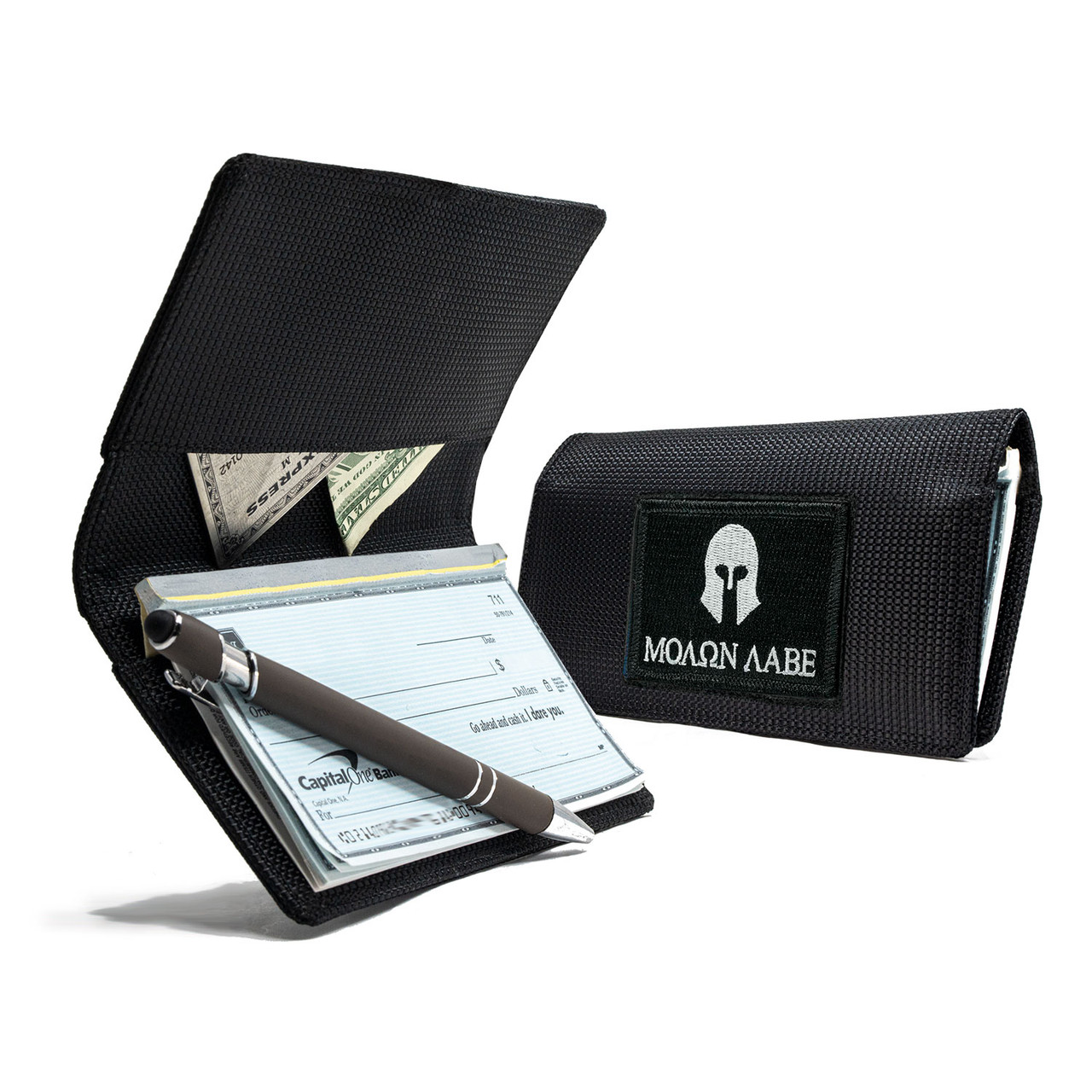 Molon Labe Checkbook Cover