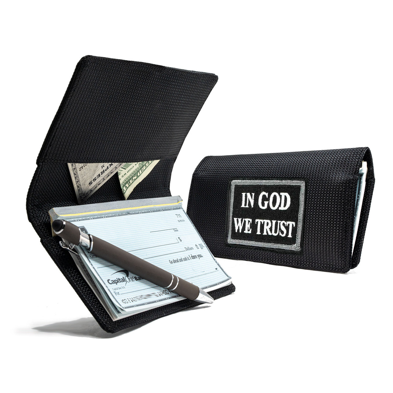 In GOD we Trust Checkbook Cover