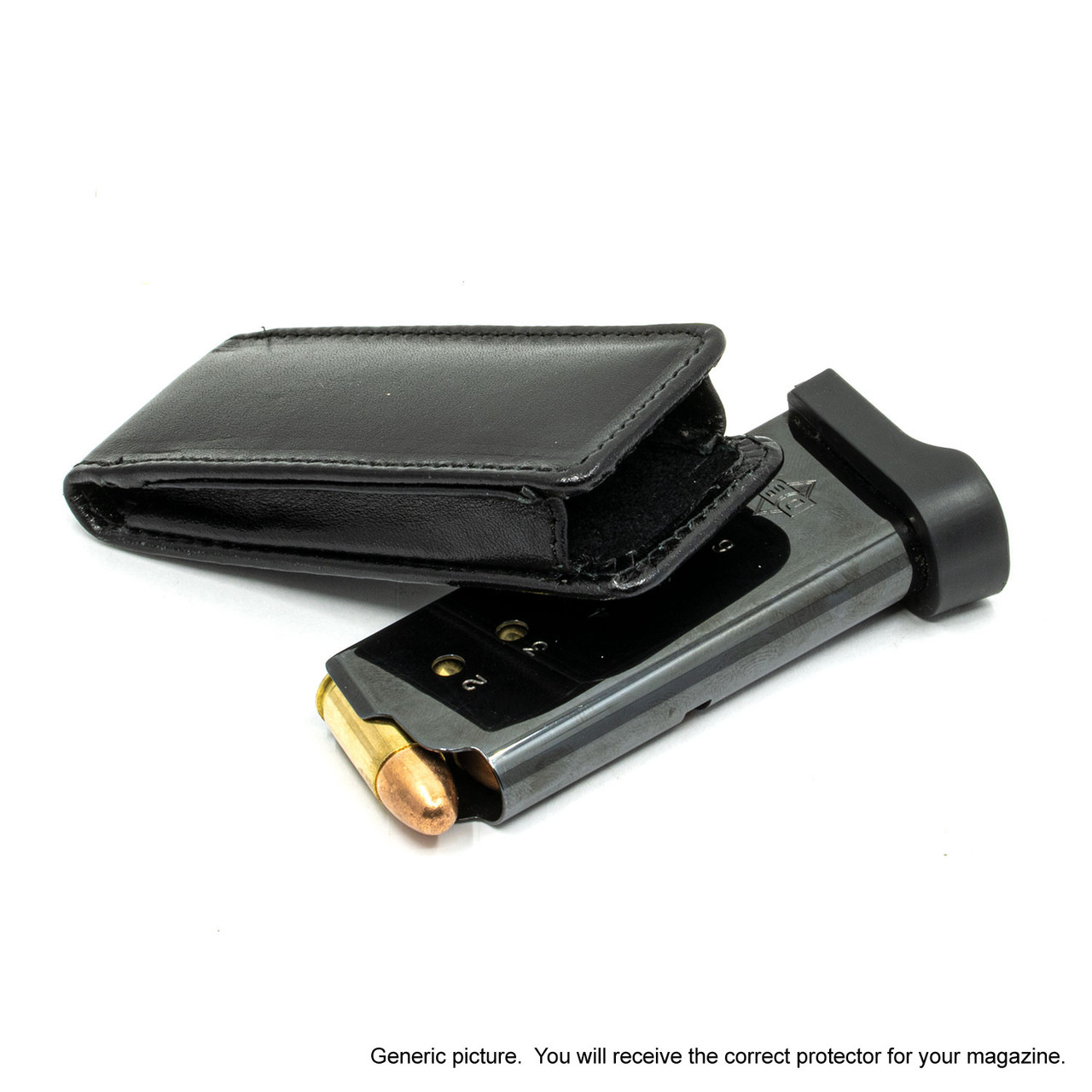 M&P Shield PLUS Black Leather Magazine Pocket Protector