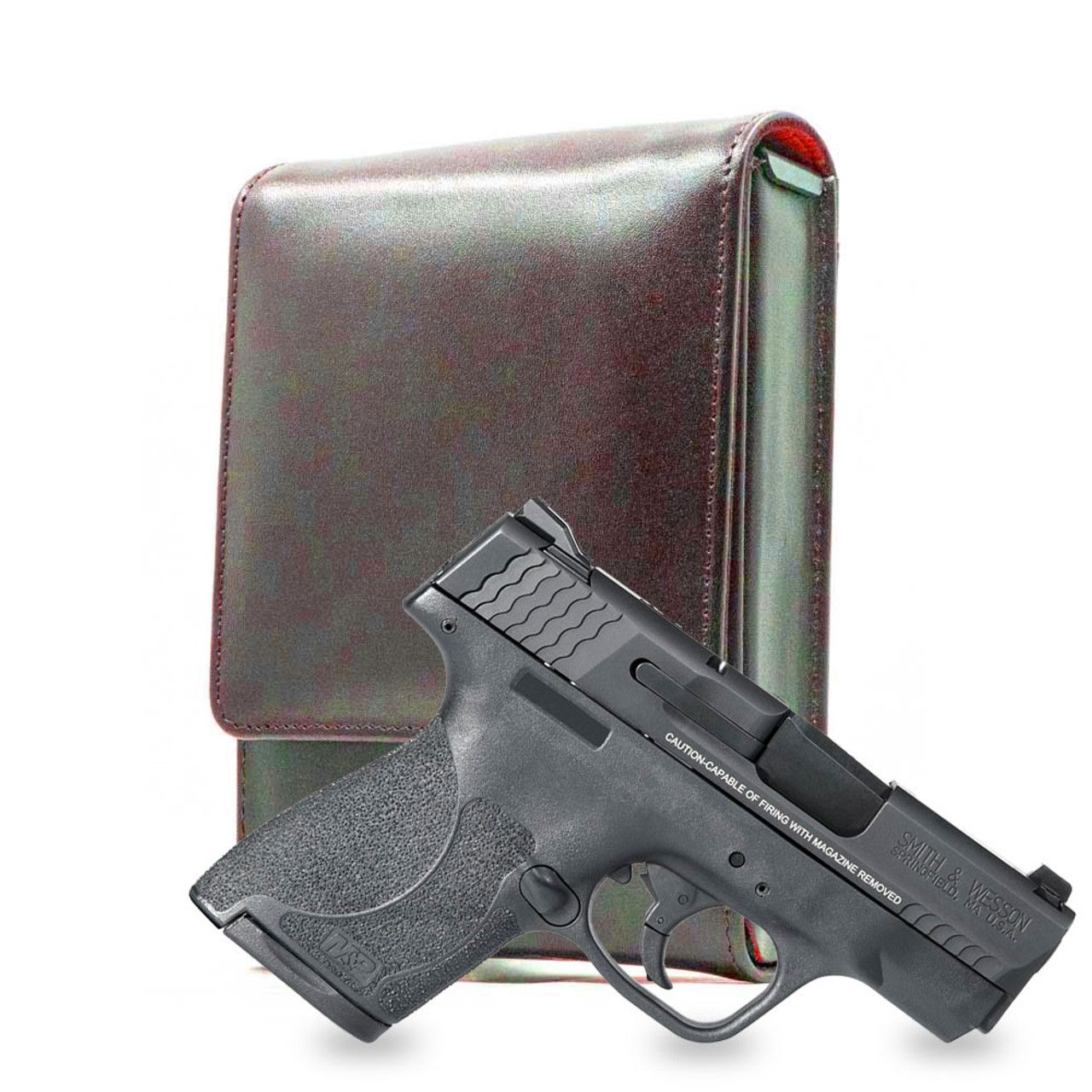 M&P Shield 9 PLUS Brown Leather Series Holster