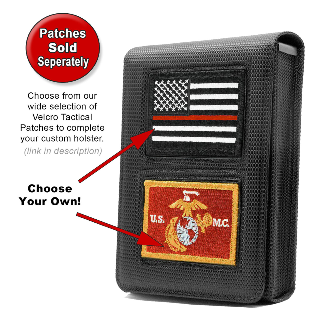 Bersa Thunder 380 Customizable Holster (Patches Sold Separately) Bersa Thunder 380 Customizable Holster (Patches Sold Separately)