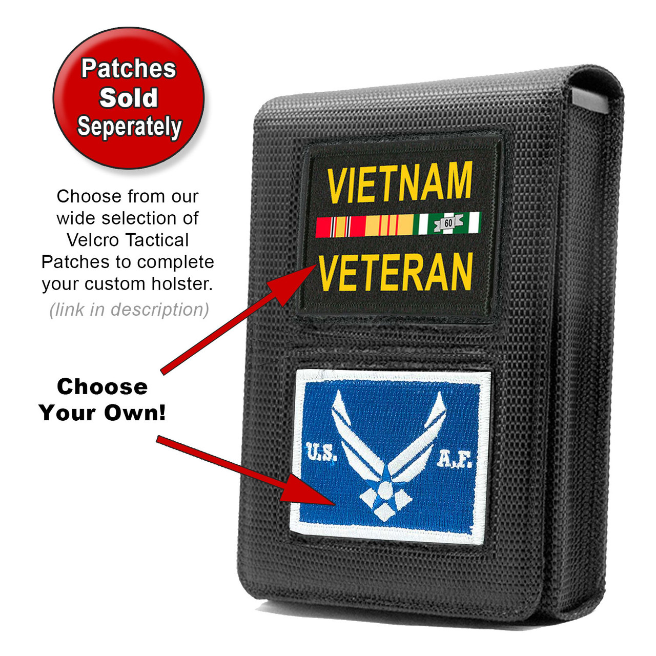 Bersa Thunder 380 Customizable Holster (Patches Sold Separately) Bersa Thunder 380 Customizable Holster (Patches Sold Separately)