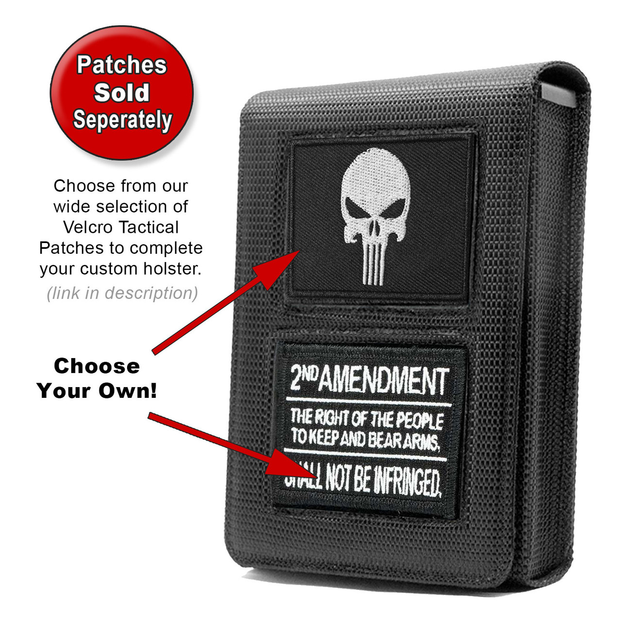 Bersa Thunder 380 Customizable Holster (Patches Sold Separately) Bersa Thunder 380 Customizable Holster (Patches Sold Separately)