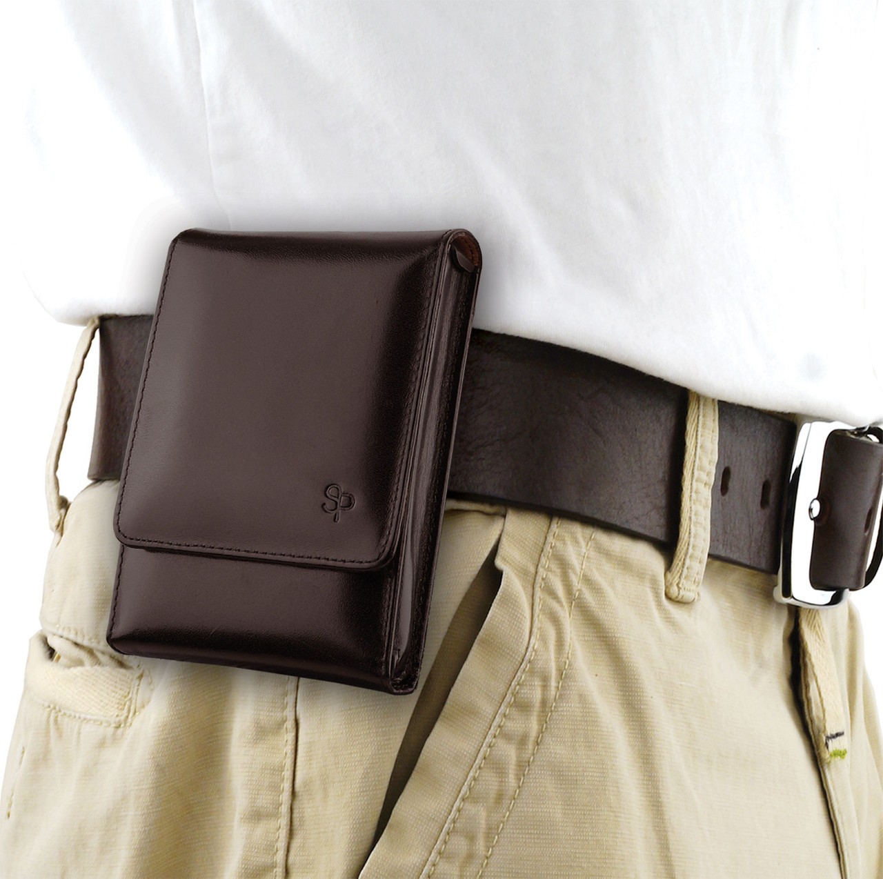 Byrna HD Brown Leather Series Holster