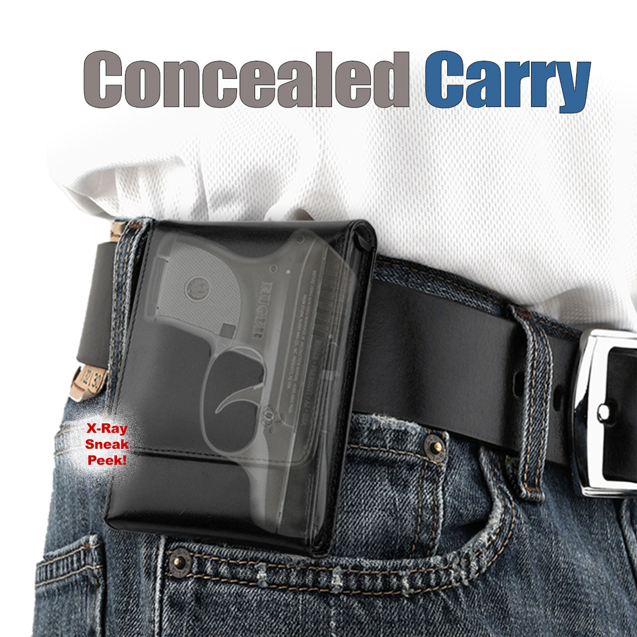Ruger American 9 Compact Sneaky Pete Holster (Belt Clip)