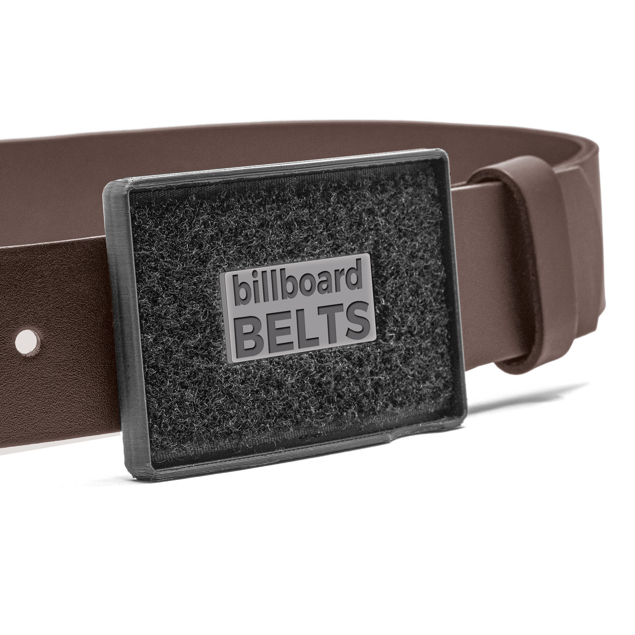 Navy Tan Flag Leather Belt