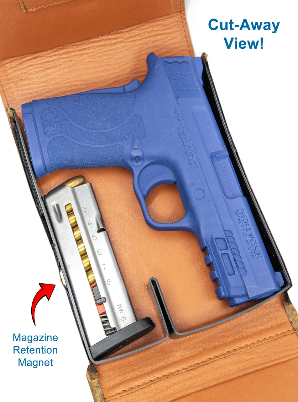 The Canik Mete MC9 Xtra Mag Brown Leather Holster