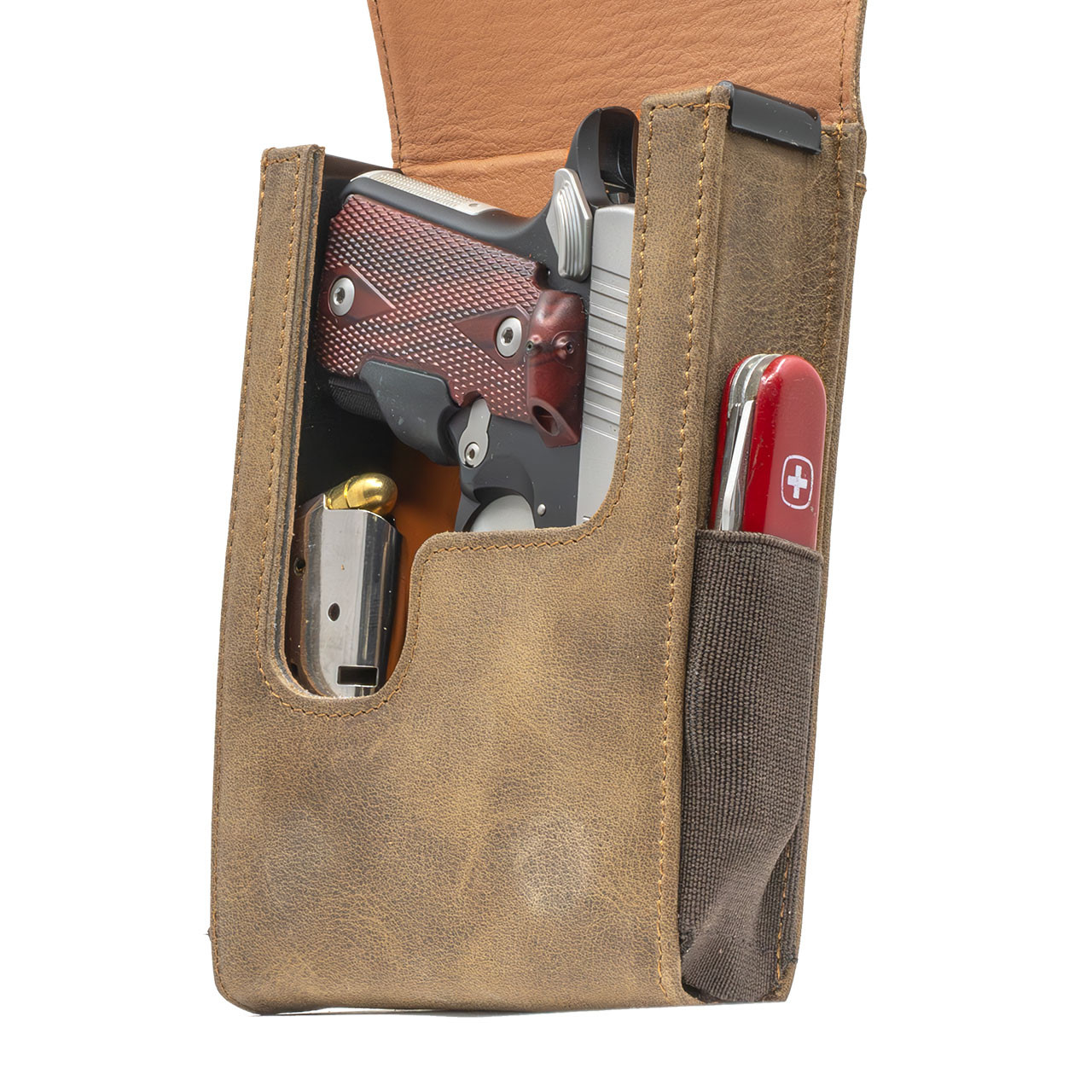 Distressed Leather Perfect Holster for the Glock 36 Distressed Leather Perfect Holster for the Glock 36