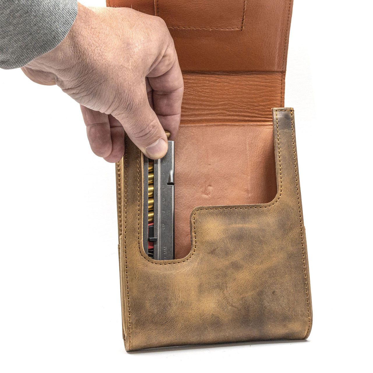 Distressed Leather Perfect Holster for the Glock 36