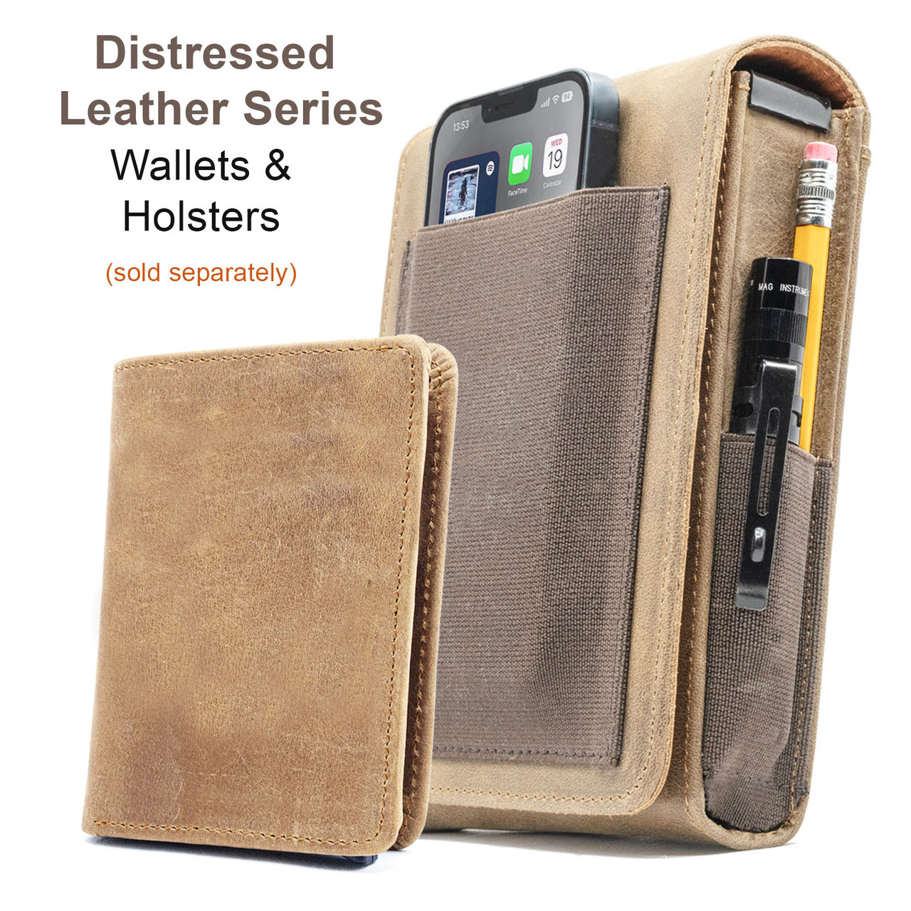 The Ruger EC9s Distressed Leather Perfect Holster