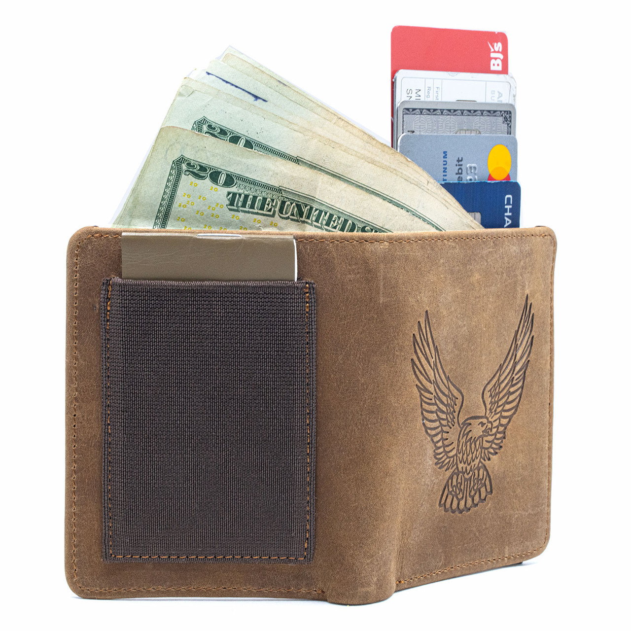 Brown Freedom Series Leather Wallet Brown Freedom Series Leather Wallet