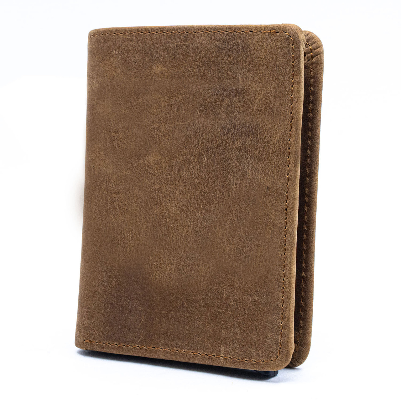 Brown Distressed Leather Wallet Brown Distressed Leather Wallet