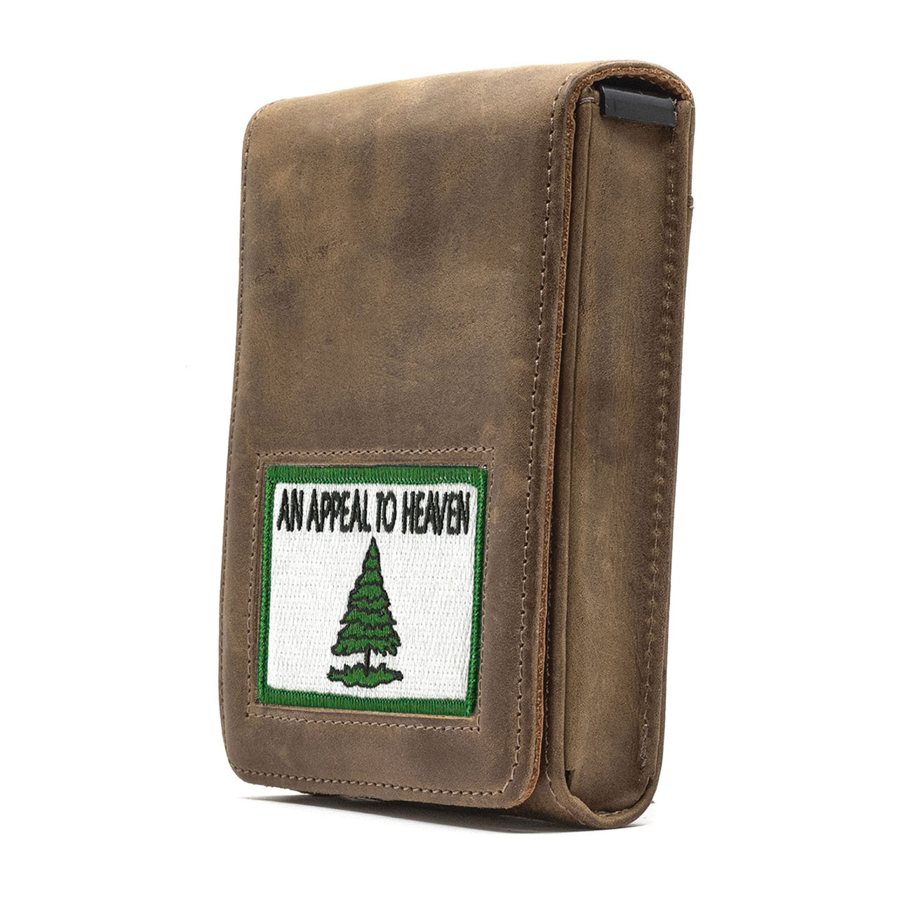 Canik MC9L An Appeal To Heaven Xtra Mag Brown Leather Holster