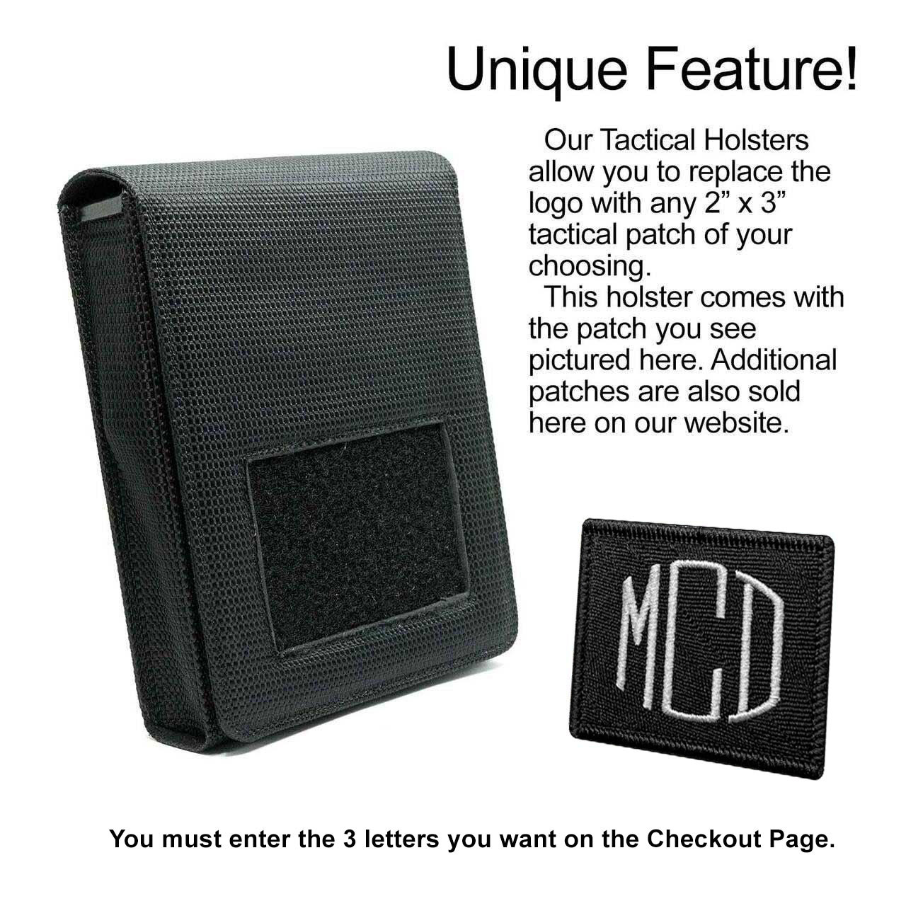 Canik MC9L Custom Monogrammed Tactical Holster