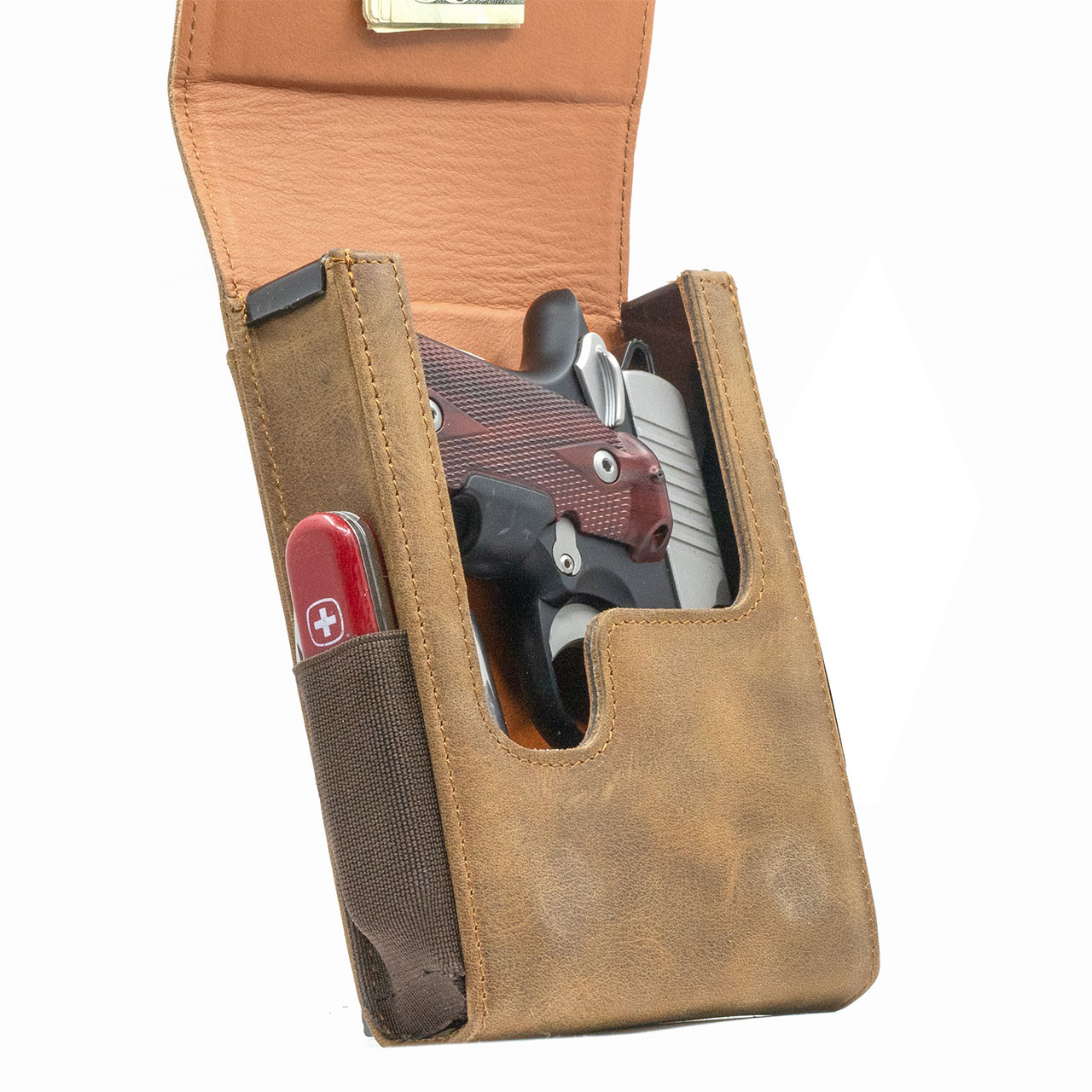 Distressed Leather Perfect Holster for the Glock 36