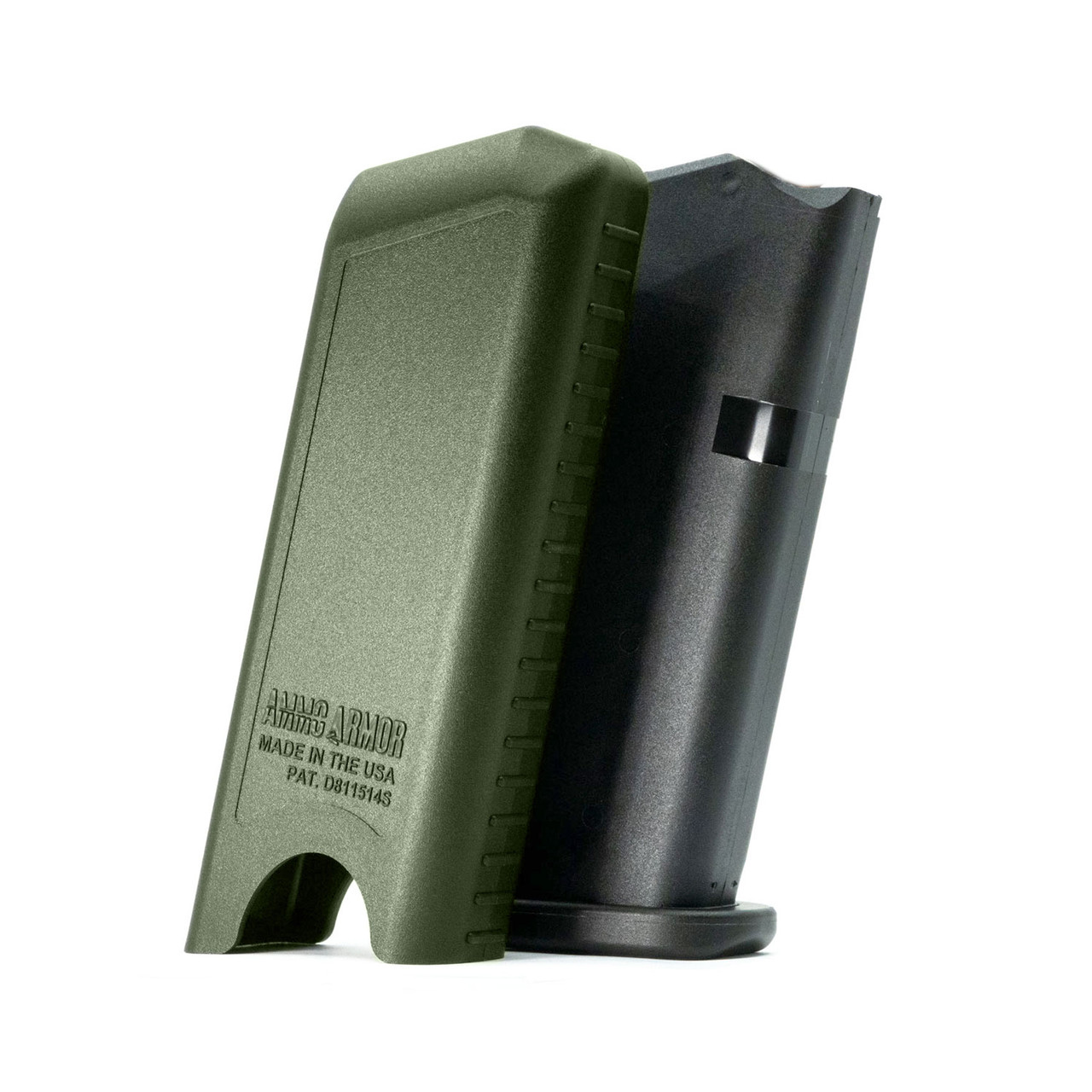 Three Pack of Green Magazine Covers for Glock 43X
