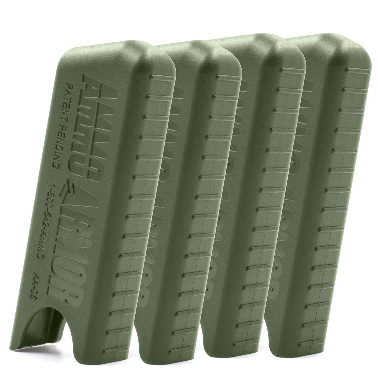 Four Pack of Green Magazine Covers for Ruger LCP II