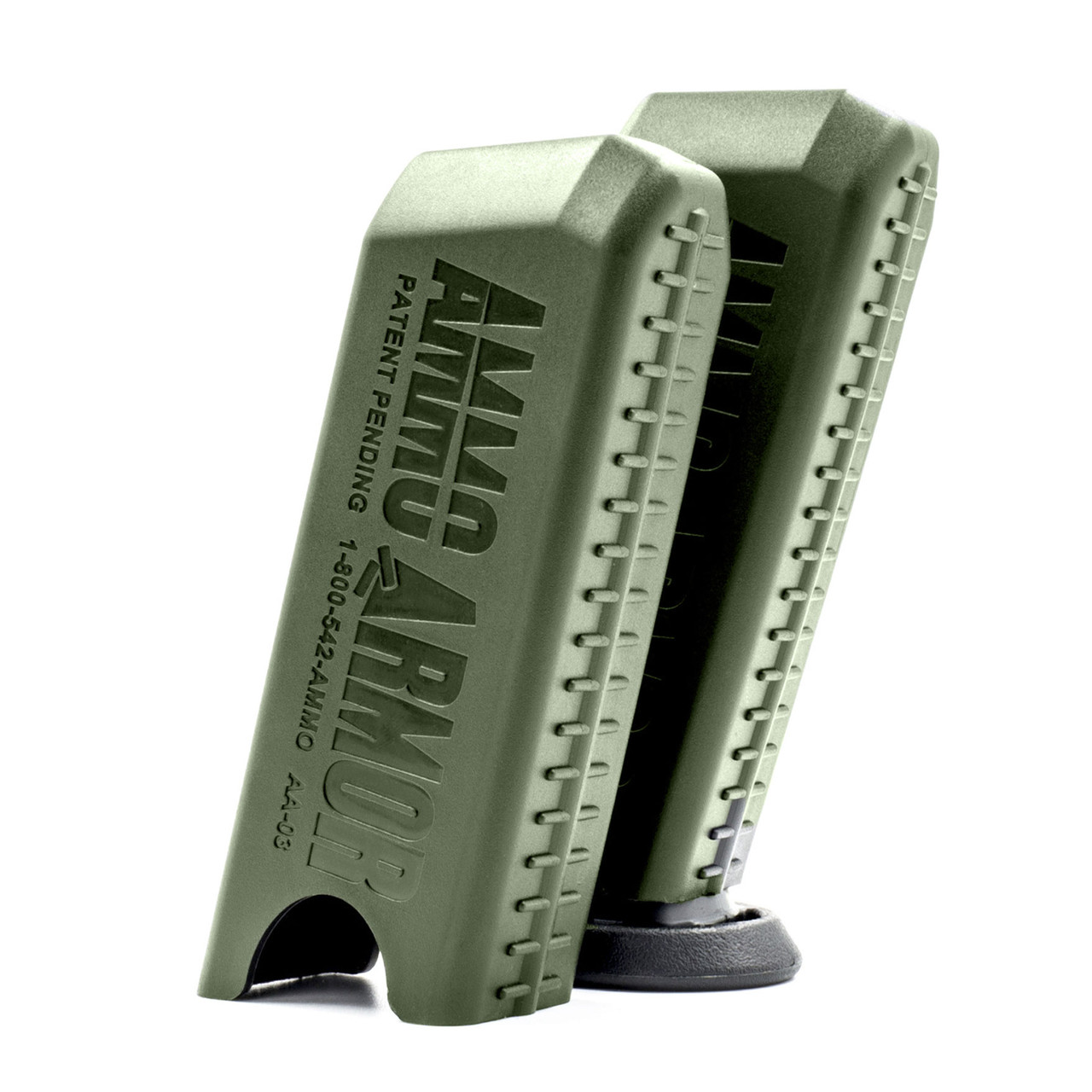 Two Pack of Green Magazine Covers for Sig Sauer P250 Sub Compact