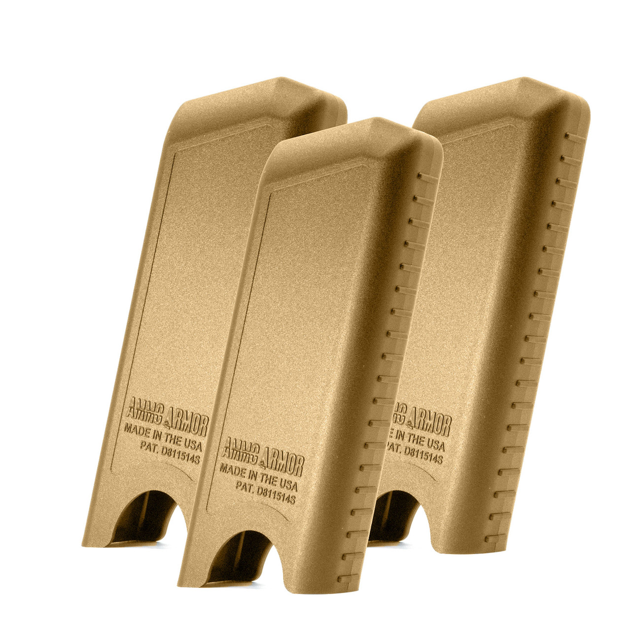 Three Pack of Tan Magazine Covers for Glock 48