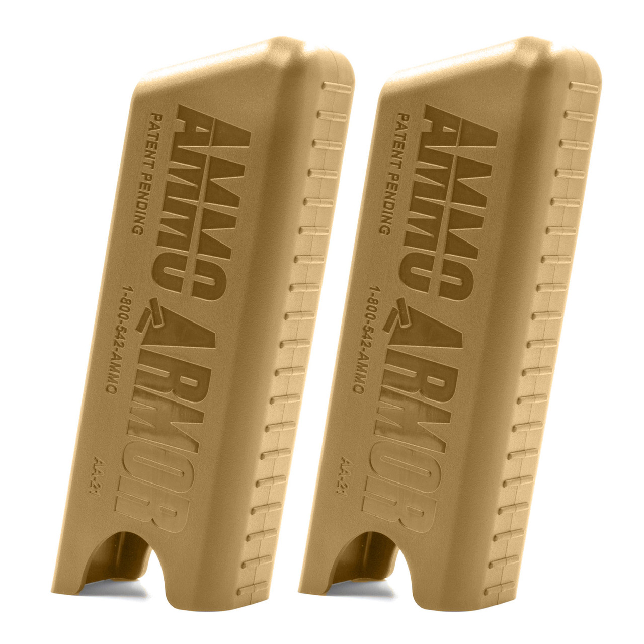 Two Pack of Tan Magazine Covers for Smith & Wesson M&P Shield 45