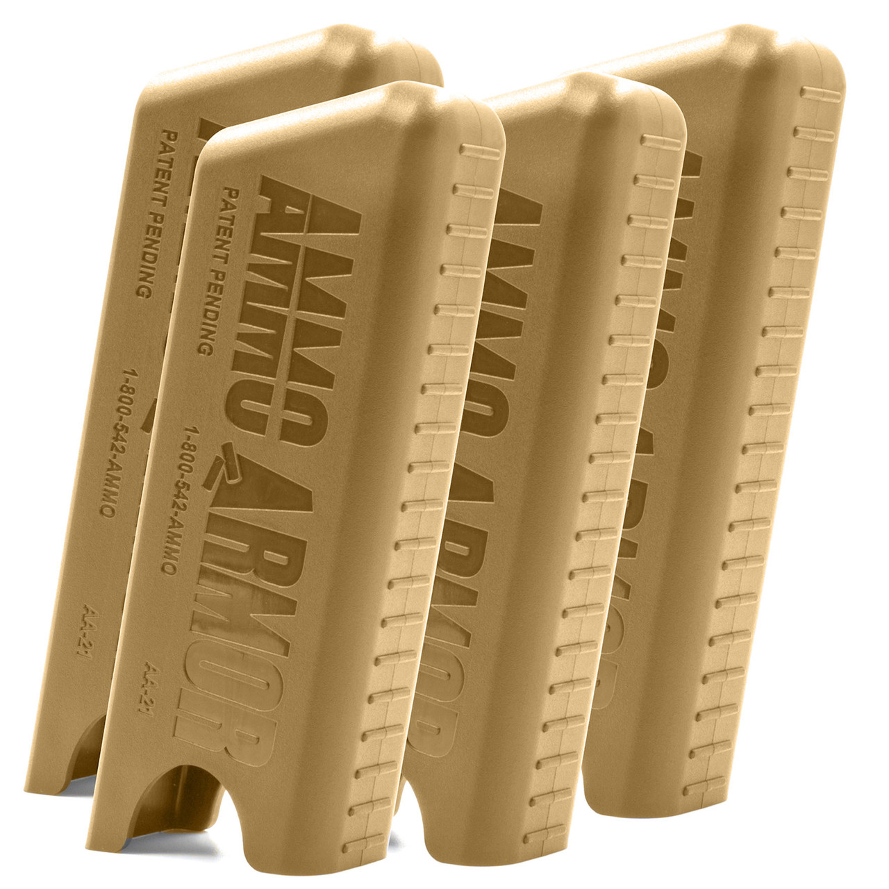 Four Pack of Tan Magazine Covers for Smith & Wesson M&P Shield 45