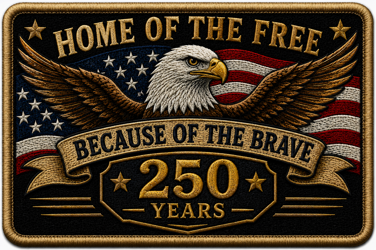 Patch Home of the free 250