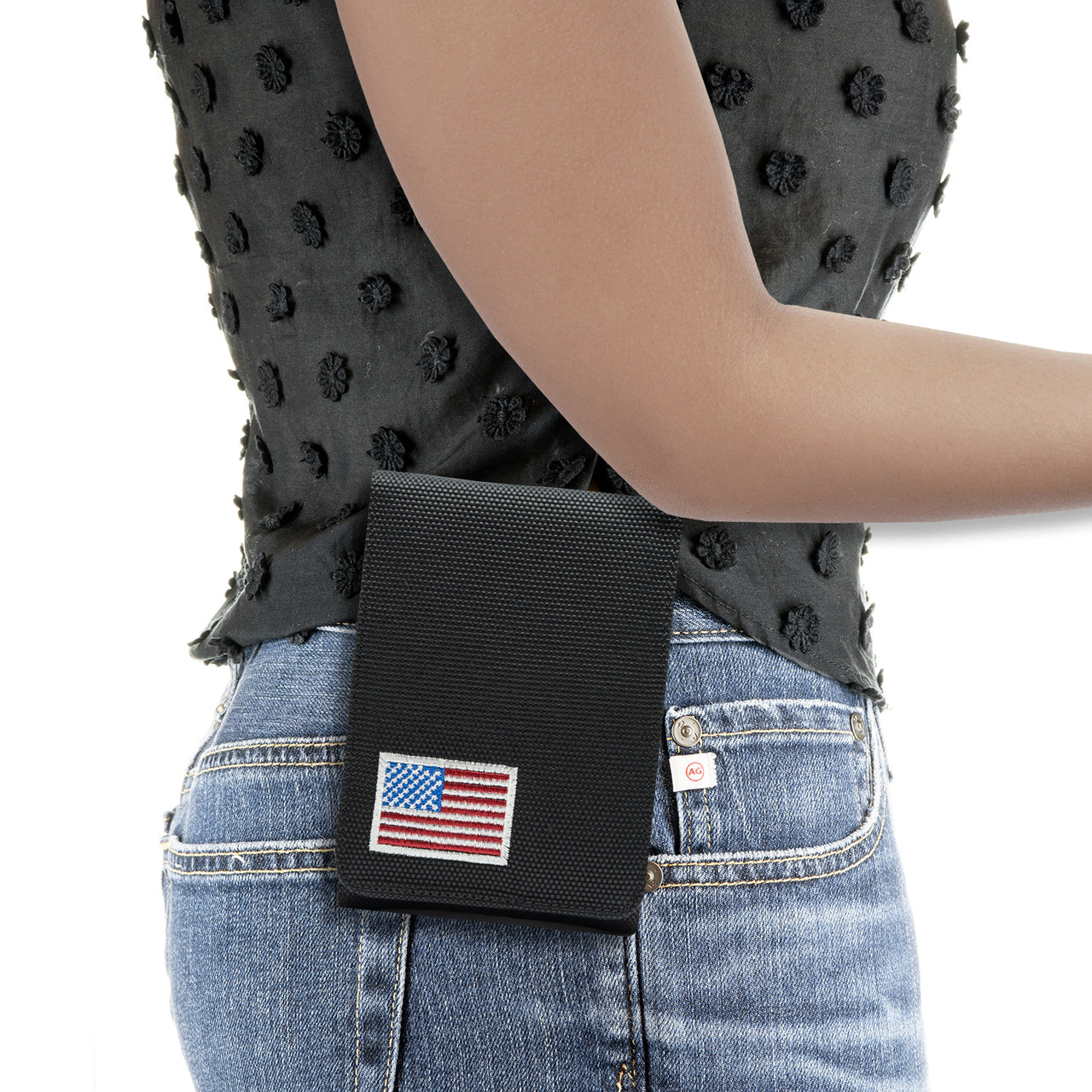 Walther PPQ Sub-Compact Black Canvas Flag Series Holster