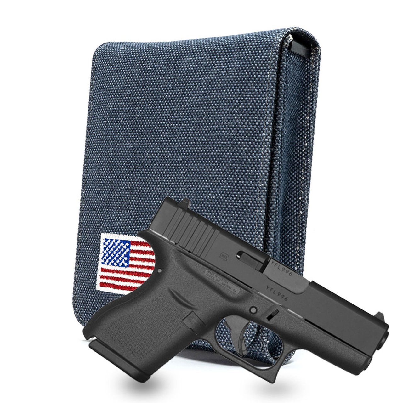 Denim Canvas Flag Series Holster for the Glock 43