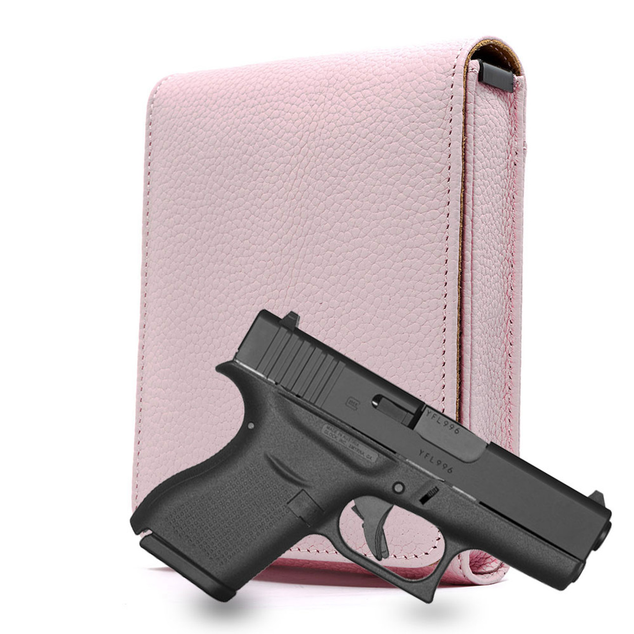 Pink Carry Faithfully Cross Holster for the Glock 43