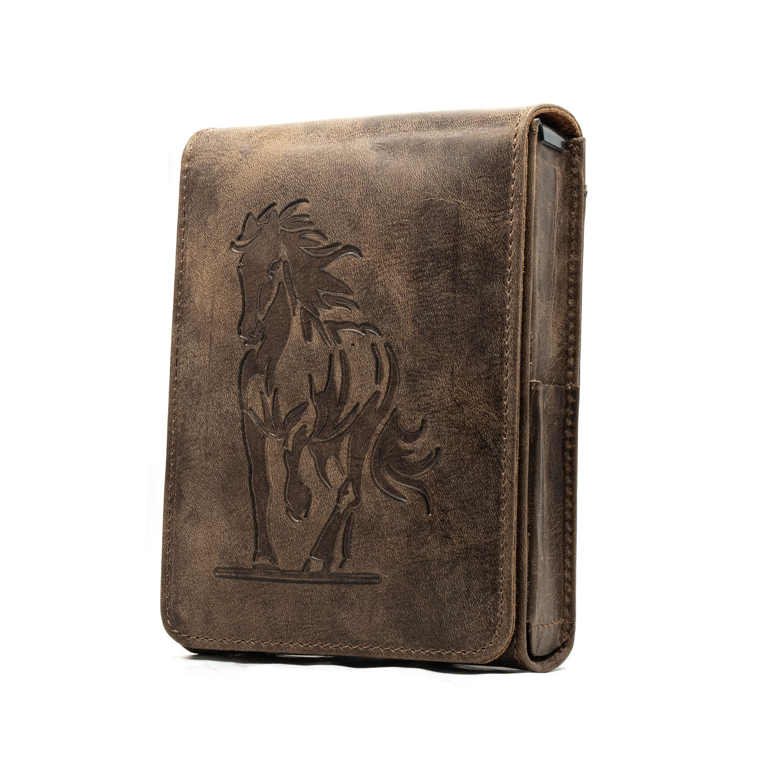 Sig P365 XL Saddle Leather Embossed Horse Holster