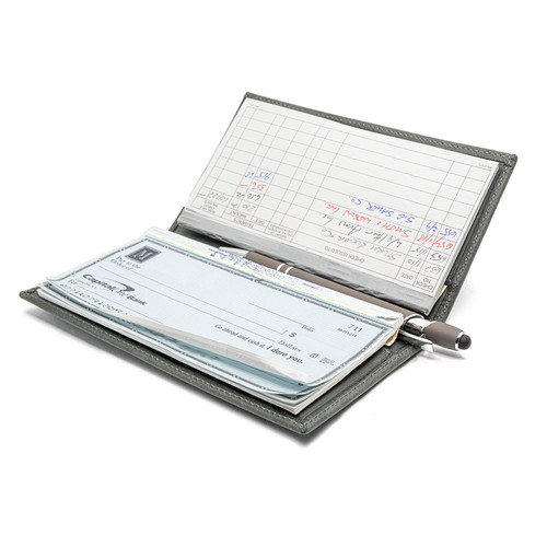 Black Leather Freedom Series Checkbook Cover Black Leather Freedom Series Checkbook Cover