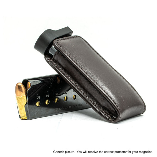 CZ P-10 M Brown Leather Magazine Pocket Protector CZ P-10 M Brown Leather Magazine Pocket Protector