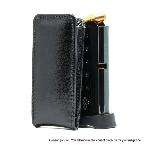 Glock 32 Black Leather Magazine Pocket Protector