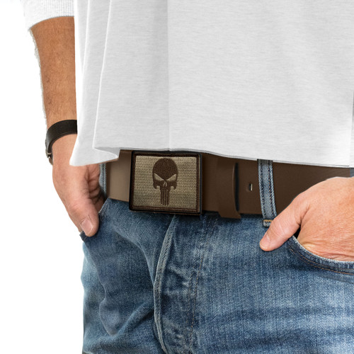 Subdued Punisher Leather Belt Subdued Punisher Leather Belt