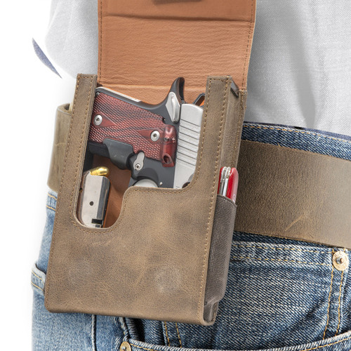 Distressed Leather Perfect Holster for the Glock 36 Distressed Leather Perfect Holster for the Glock 36