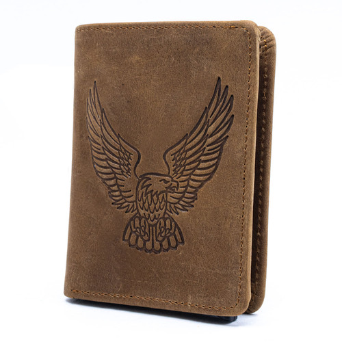 Brown Freedom Series Leather Wallet Brown Freedom Series Leather Wallet