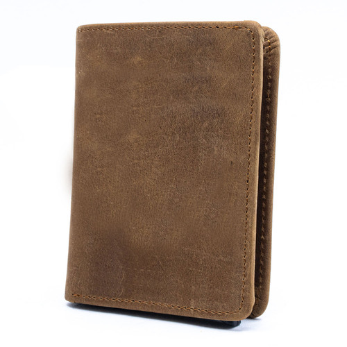 Brown Distressed Leather Wallet Brown Distressed Leather Wallet
