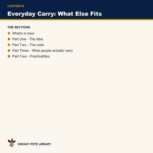 Everyday Carry: What Else Fits