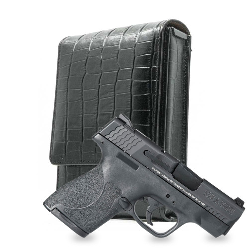 M&P Shield 9mm Black Alligator Series Holster M&P Shield 9mm Black Alligator Series Holster