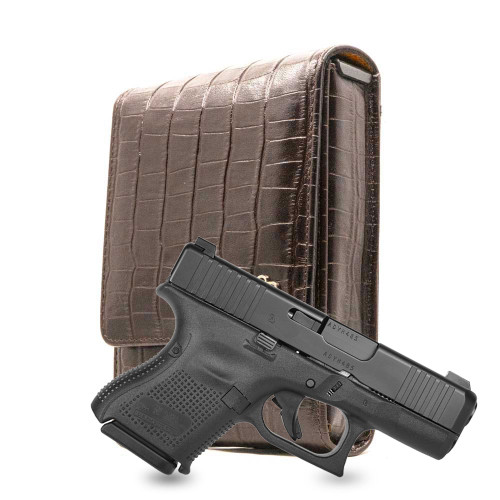Brown Alligator Series Holster for the Glock 26 Brown Alligator Series Holster for the Glock 26