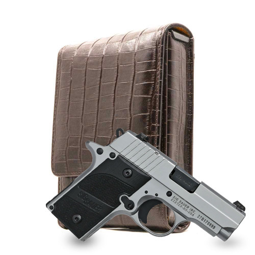 Sig P238 Brown Alligator Series Holster Sig P238 Brown Alligator Series Holster