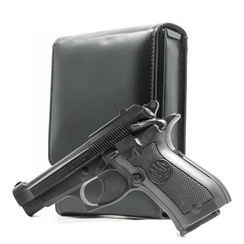 Beretta 84fs Cheetah Black Leather Holster